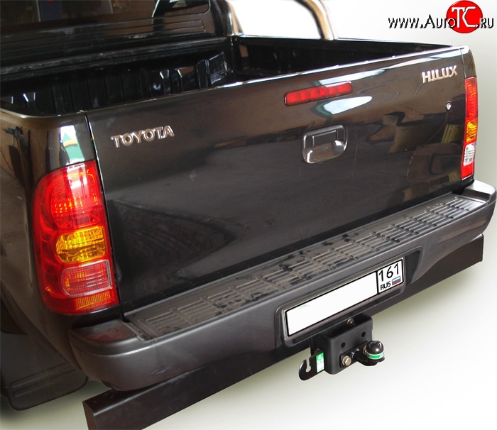 10 999 р. Фаркоп (double cab с усилителем бампера) NovLine Toyota Hilux AN10,AN20 дорестайлинг (2004-2008)  с доставкой в г. Владивосток