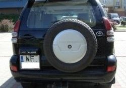 10 349 р. Спойлер CT v1 Toyota Land Cruiser Prado J120 (2002-2009) (Неокрашенный)  с доставкой в г. Владивосток. Увеличить фотографию 2