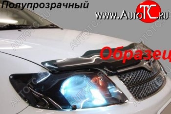 2 059 р. Защита фар (J120-J125) CA-Plastic  Toyota Land Cruiser Prado  J120 (2002-2009) (Classic полупрозрачный)  с доставкой в г. Владивосток