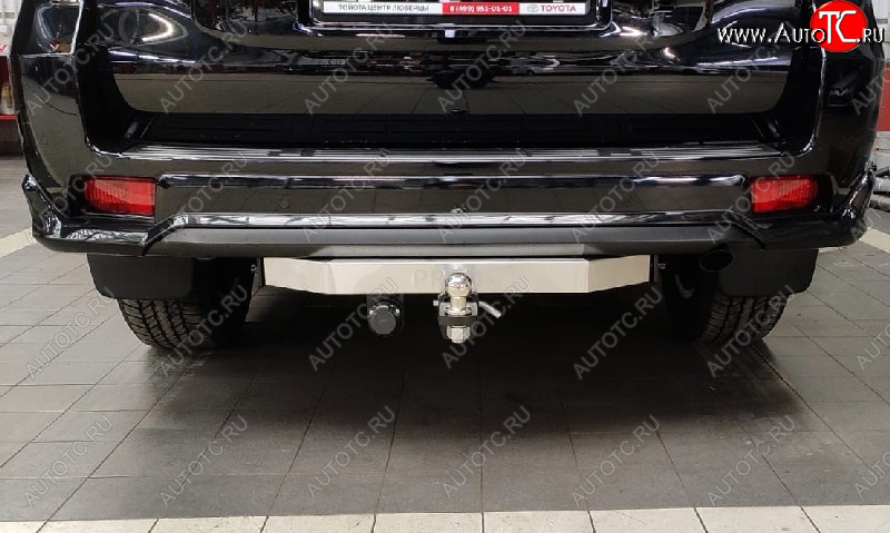 22 399 р. Фаркоп (тягово-сцепное устройство) TCC (Black Onyx)  Toyota Land Cruiser Prado  J150 (2020-2024) 3-ий рестайлинг (оцинкованный, шар Е, надпись Prado)  с доставкой в г. Владивосток