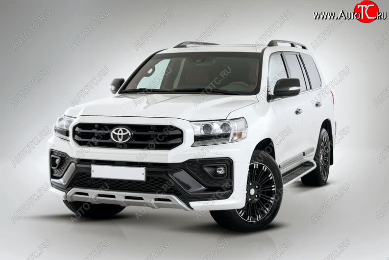 54 999 р. Бампер передний THOR  Toyota Land Cruiser  200 (2015-2021) 2-ой рестайлинг (Неокрашенный)  с доставкой в г. Владивосток