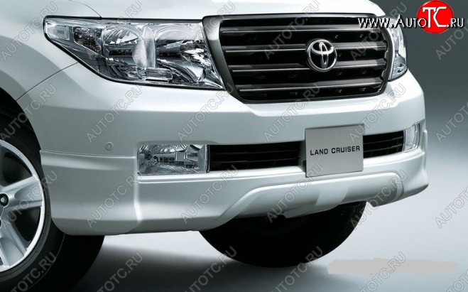 9 299 р. Накладка на передний бампер ORIGINAL Toyota Land Cruiser 200 дорестайлинг (2007-2012) (Неокрашенная)  с доставкой в г. Владивосток