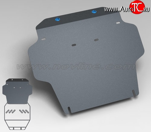 4 999 р. Защита картера двигателя Novline (2008-2009) (4.7/4.5, АКПП, 3 мм) Toyota Land Cruiser 200 дорестайлинг (2007-2012)  с доставкой в г. Владивосток