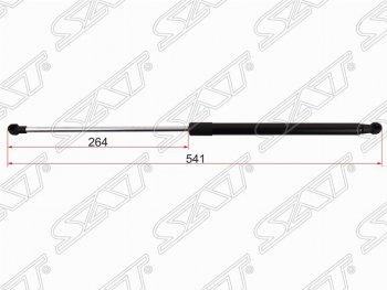 629 р. Газовый упор капота SAT Toyota Land Cruiser Prado J150 2-ой рестайлинг (2017-2020)  с доставкой в г. Владивосток. Увеличить фотографию 1