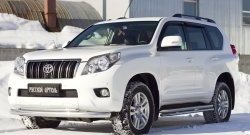 789 р. Зимняя заглушка решетки переднего бампера РА  Toyota Land Cruiser Prado  J150 (2009-2013) дорестайлинг  с доставкой в г. Владивосток. Увеличить фотографию 3