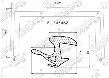 2 599 р. Молдинг лобового стекла FlexLine  Toyota Prius  XW20 (2003-2011) дорестайлинг, рестайлинг  с доставкой в г. Владивосток. Увеличить фотографию 1