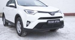 1 939 р. Защитная сетка решетки переднего бампера РА  Toyota RAV4  XA40 (2015-2019) 5 дв. рестайлинг  с доставкой в г. Владивосток. Увеличить фотографию 2