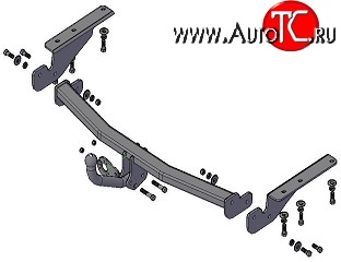 3 499 р. Фаркоп Russtal Toyota RAV4 XA305 5 дв. дорестайлинг (2005-2009)  с доставкой в г. Владивосток