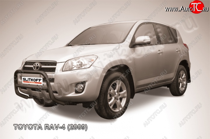 16 999 р. Кенгурятник d57 низкий Toyota RAV4 XA30 5 дв. 1-ый рестайлинг (2008-2010) (Цвет: серебристый)  с доставкой в г. Владивосток