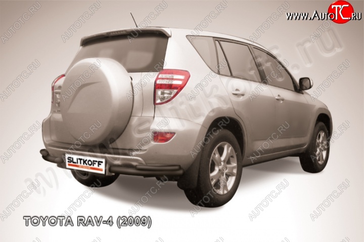 6 999 р. Уголки d57+d42 двойные  Toyota RAV4  XA30 (2008-2010) 5 дв. 1-ый рестайлинг (Цвет: серебристый)  с доставкой в г. Владивосток