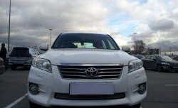 1 539 р. Сетка на бампер Russtal (хром)  Toyota RAV4  XA30 (2010-2013) 5 дв. 2-ой рестайлинг, 5 дв. удлиненный 2-ой рестайлинг  с доставкой в г. Владивосток. Увеличить фотографию 3