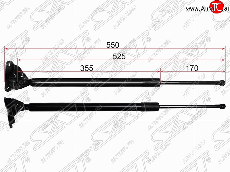 1 159 р. Правый упор крышки багажника SAT (газовый) Toyota RAV4 XA40 5 дв. дорестайлинг (2012-2015)  с доставкой в г. Владивосток