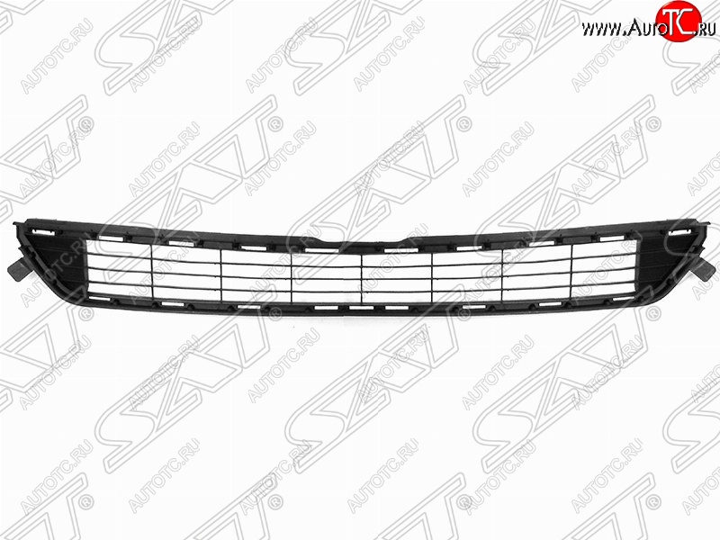 899 р. Решетка в передний бампер SAT  Toyota RAV4  XA40 (2012-2015) 5 дв. дорестайлинг (Верхняя)  с доставкой в г. Владивосток