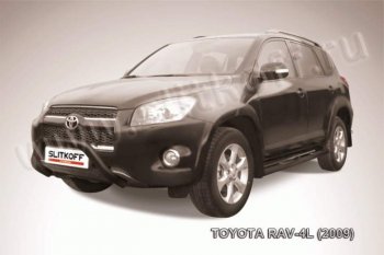 Кенгурятник d76 мини Toyota (Тойота) RAV4 (рав)  XA30 (2009-2010) XA30 5 дв. удлиненный 1-ый рестайлинг