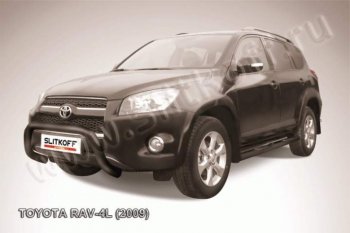 Кенгурятник d76 низкий Toyota (Тойота) RAV4 (рав)  XA30 (2009-2010) XA30 5 дв. удлиненный 1-ый рестайлинг