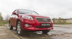 1 349 р. Защитная сетка решетки переднего бампера РА  Toyota RAV4  XA30 (2010-2013) 5 дв. 2-ой рестайлинг  с доставкой в г. Владивосток. Увеличить фотографию 2