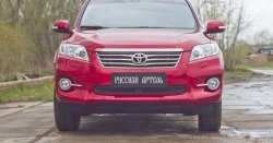 1 349 р. Защитная сетка решетки переднего бампера РА  Toyota RAV4  XA30 (2010-2013) 5 дв. 2-ой рестайлинг  с доставкой в г. Владивосток. Увеличить фотографию 3