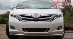 14 219 р. Защита переднего бампера одинарная Souz-96 (d60) Toyota Venza GV10 дорестайлинг (2008-2012)  с доставкой в г. Владивосток. Увеличить фотографию 3