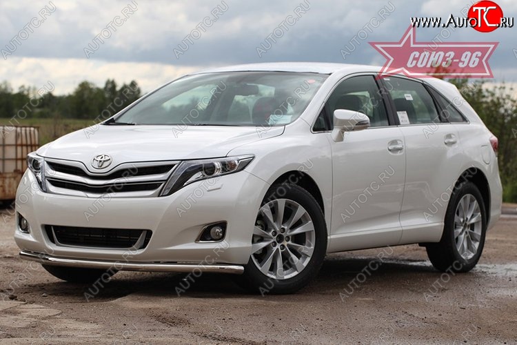 14 219 р. Защита переднего бампера одинарная Souz-96 (d60) Toyota Venza GV10 дорестайлинг (2008-2012)  с доставкой в г. Владивосток