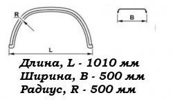 1 559 р. Крыло К-500 Fuso (круглое) Master-Plast    с доставкой в г. Владивосток. Увеличить фотографию 2