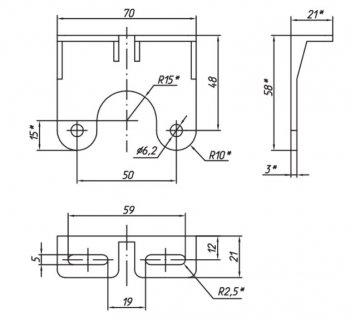 249 р. Фонарь контурный Евросвет ЕС 04.К (LED, красный с кронштейном) Hyundai Porter AU,KR (1996-2011) (12В)  с доставкой в г. Владивосток. Увеличить фотографию 2