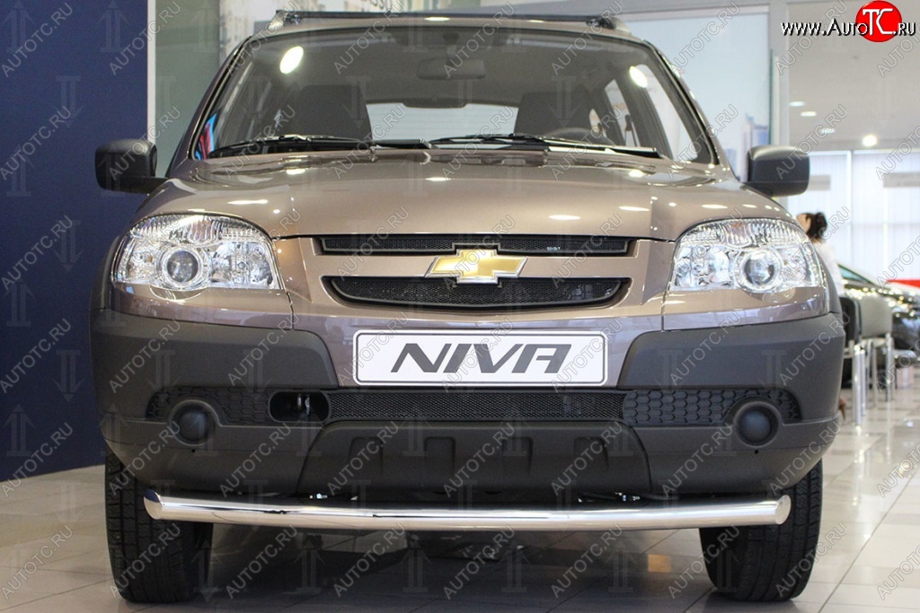 2 199 р. Защитная сетка на бампер Russtal (черная, 3 части)  Chevrolet Niva  2123 (2002-2008), Лада 2123 (Нива Шевроле) (2002-2008)  с доставкой в г. Владивосток