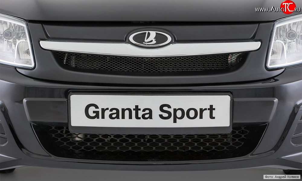 1 939 р. Решётка радиатора Granta Sport Лада Гранта 2190 седан дорестайлинг (2011-2017) (Неокрашенная)  с доставкой в г. Владивосток