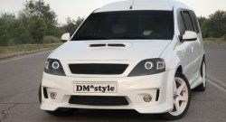 9 999 р. Передний бампер DMstyle Лада Ларгус дорестайлинг R90 (2012-2021) (Без сетки, Неокрашенный)  с доставкой в г. Владивосток. Увеличить фотографию 2