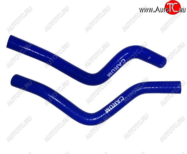 1 029 р. Патрубки радиатора печки (силикон) CARUM  Лада XRAY - XRAY Cross (комплект 2 шт.)  с доставкой в г. Владивосток