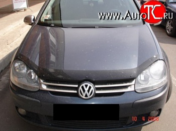 2 699 р. Дефлектор капота NovLine Volkswagen Golf Plus 5 (2004-2009)  с доставкой в г. Владивосток