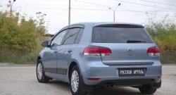 1 199 р. Защитная накладка на задний бампер RA  Volkswagen Golf  6 (2008-2014) хэтчбэк 5 дв.  с доставкой в г. Владивосток. Увеличить фотографию 2