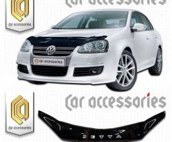 Дефлектор капота CA Plastic Volkswagen (Волксваген) Jetta (Джетта)  A5 (2005-2011) A5 седан