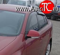 2 499 р. Дефлекторы окон (ветровики) Novline 4 шт Volkswagen Jetta A5 седан (2005-2011)  с доставкой в г. Владивосток