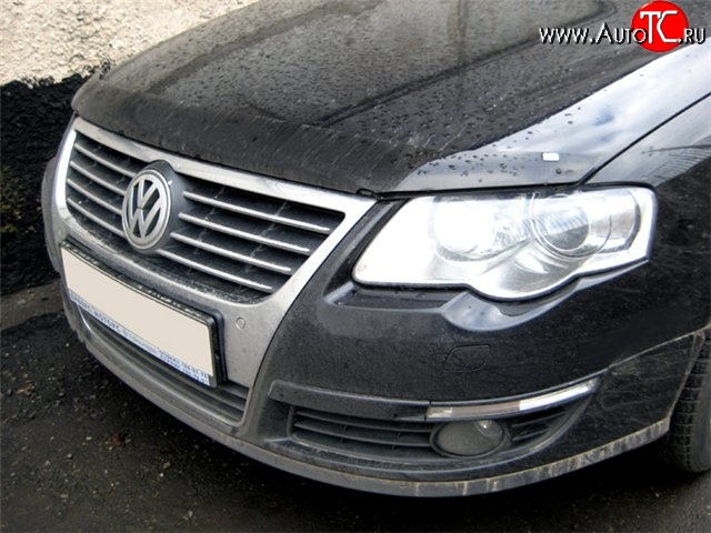 2 879 р. Дефлектор капота NovLine  Volkswagen Passat  B6 (2005-2011) седан  с доставкой в г. Владивосток