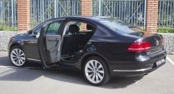 2 259 р. Накладки на порожки RA (комплект)  Volkswagen Passat  B7 (2010-2015) седан, универсал  с доставкой в г. Владивосток. Увеличить фотографию 2