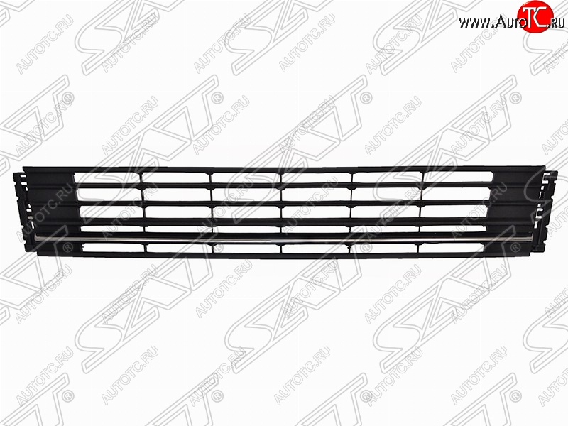 1 669 р. Решетка в передний бампер (с хром молдингом) SAT  Volkswagen Polo  5 (2015-2020) седан рестайлинг  с доставкой в г. Владивосток