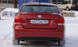 4 199 р. Козырёк на заднее лобовое стекло Sport Volkswagen Polo 5 седан дорестайлинг (2009-2015) (Неокрашенный)  с доставкой в г. Владивосток. Увеличить фотографию 3