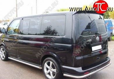 6 249 р. Лип спойлер CT Volkswagen Transporter T5 дорестайлинг (2003-2009) (Неокрашенный)  с доставкой в г. Владивосток