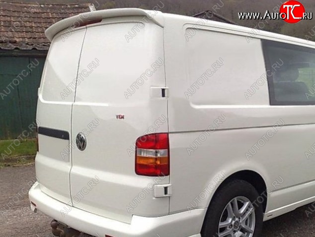 6 249 р. Лип спойлер Распашонка Volkswagen Transporter T5 дорестайлинг (2003-2009) (Неокрашенный)  с доставкой в г. Владивосток