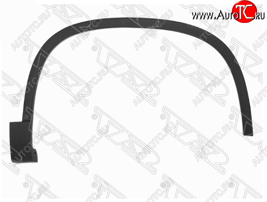 1 269 р. Правый молдинг арки крыла SAT (передний) Volkswagen Tiguan NF рестайлинг (2011-2017)  с доставкой в г. Владивосток