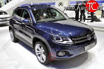 26 999 р. Накладки на колёсные арки CT Volkswagen Tiguan NF рестайлинг (2011-2017) (Неокрашенные)  с доставкой в г. Владивосток