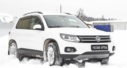 1 459 р. Зимняя заглушка решетки переднего бампера (Track & Field) РА Volkswagen Tiguan NF рестайлинг (2011-2017)  с доставкой в г. Владивосток. Увеличить фотографию 4