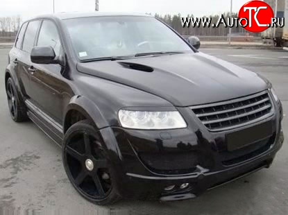 37 849 р. Пластиковый капот Techart Magnum Style 7L Volkswagen Touareg GP дорестайлинг (2002-2007) (Неокрашенный)  с доставкой в г. Владивосток