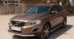 18 299 р. Одинарная защита переднего бампера диаметром 63 мм SLITKOFF  Volvo XC60 (2008-2013)  дорестайлинг  с доставкой в г. Владивосток. Увеличить фотографию 4