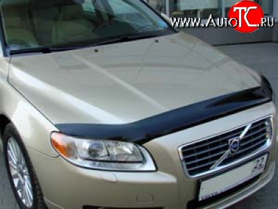 2 879 р. Дефлектор капота NovLine Volvo XC70 дорестайлинг (2007-2013)  с доставкой в г. Владивосток